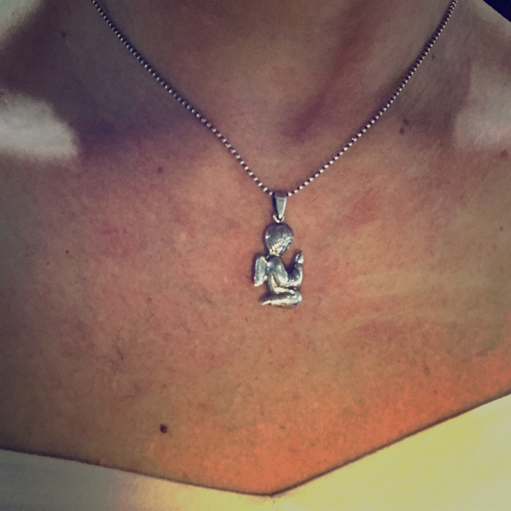 Silver Angel Necklace
